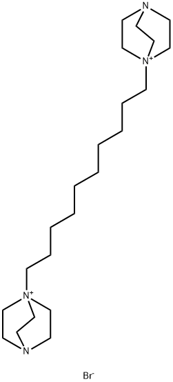1,1'-(DECANE-1,10-DIYL)BIS[4-AZA-1-AZONIABICYCLO[2.2.2]OCTANE] DIBROMIDE Structure