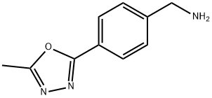 4-(5-Methyl-1,3,4-oxadiazol-2-yl)benzylamine Structure