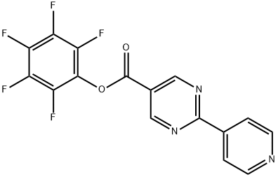Pentafluorophenyl 2-pyridin-4-ylpyrimidine-5-carboxylate Structure