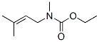 Carbamic  acid,  methyl(3-methyl-2-butenyl)-,  ethyl  ester  (7CI,9CI) Structure