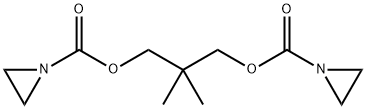 [3-(aziridine-1-carbonyloxy)-2,2-dimethyl-propyl] aziridine-1-carboxyl ate Structure