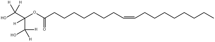 2-Oleoyl Glycerol-d5 Structure