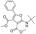 3,4-Furandicarboxylic  acid,  2-[(1,1-dimethylethyl)amino]-5-phenyl-,  3,4-dimethyl  ester Structure