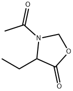 5-Oxazolidinone, 3-acetyl-4-ethyl- (9CI) Structure