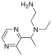 1,2-Ethanediamine,  N1-ethyl-N1-[1-(3-methyl-2-pyrazinyl)ethyl]- Structure
