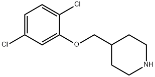 4-[(2,5-DICHLOROPHENOXY)METHYL]PIPERIDINE Structure