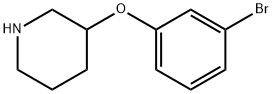 3-(3-BROMOPHENOXY)PIPERIDINE Structure