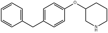 3-(4-BENZYLPHENOXY)PIPERIDINE Structure