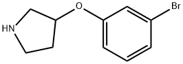 3-(3-BROMOPHENOXY)PYRROLIDINE Structure