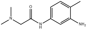 N1-(3-AMINO-4-METHYLPHENYL)-N2,N2-DIMETHYLGLYCINAMIDE 구조식 이미지