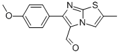 6-(4-METHOXYPHENYL)-2-METHYLIMIDAZO[2,1-B]THIAZOLE-5-CARBOXALDEHYDE Structure