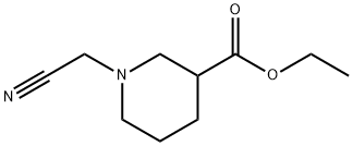 에틸1-(시아노메틸)피페리딘-3-카르복실레이트(SALTDATA:FREE) 구조식 이미지