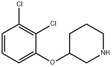 3-(2,3-DICHLOROPHENOXY)피페리딘 구조식 이미지