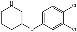 3-(3,4-DICHLOROPHENOXY)피페리딘 구조식 이미지