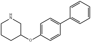 3-([1,1'-BIPHENYL]-4-YLOXY)PIPERIDINE Structure