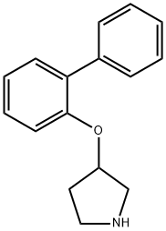 3-([1,1'-BIPHENYL]-2-YLOXY)PYRROLIDINE Structure