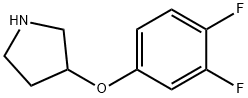 3-(3,4-DIFLUOROPHENOXY)PYRROLIDINE Structure