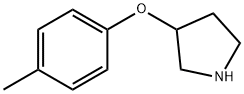 3-(4-METHYLPHENOXY)PYRROLIDINE Structure