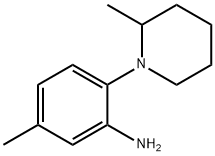 5-Methyl-2-(2-methyl-1-piperidinyl)aniline 구조식 이미지