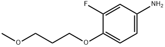 3-Fluoro-4-(3-methoxypropoxy)aniline Structure