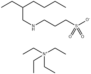 Tetraethylammonium 3-(2-ethylhexylamino)propane-1-sulfonate 구조식 이미지