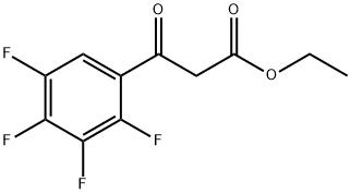 Ethyl 2,3,4,5-tetrafluorobenzoyl acetate 구조식 이미지