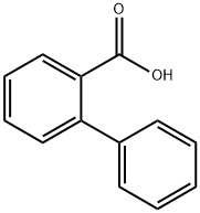 2-Biphenylcarboxylic acid 구조식 이미지