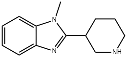 1-methyl-2-piperidin-3-yl-1H-benzimidazole(SALTDATA: 2HCl) Structure