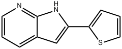 1H-Pyrrolo[2,3-b]pyridine, 2-(2-thienyl)- Structure