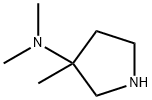 N,N,3-TRIMETHYLPYRROLIDIN-3-AMINE Structure