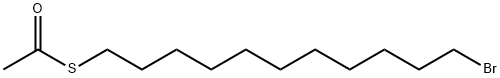 S-(11-BroMoundecyl) thioacetate 구조식 이미지