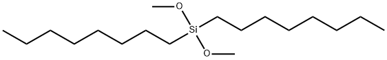 di-n-octyldimethoxysilane 구조식 이미지