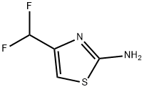 2-Thiazolamine,  4-(difluoromethyl)- Structure