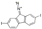 2,7-diiodo-9-diazofluorene Structure