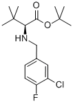 L-VALINE, N-[(3-CHLORO-4-FLUOROPHENYL)METHYL]-3-METHYL-, 1,1-DIMETHYLETHYL ESTER 구조식 이미지