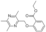 Benzoic  acid,  2-[(3,5,6-trimethyl-2-pyrazinyl)methoxy]-,  ethyl  ester Structure