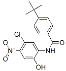 4-tert-Butyl-5'-chloro-2'-hydroxy-4'-nitrobenzanilide Structure