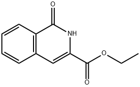 에틸1-옥소-1,2-디히드로이소퀴놀린-3-카르복실레이트 구조식 이미지