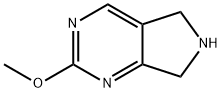 2-메톡시-6,7-디하이드로-5H-피롤로[3,4-d]피리미딘 구조식 이미지