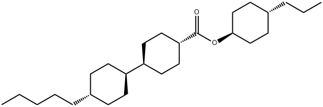 4-propylcyclohexyl [trans[trans(trans)]]-4'-pentyl[1,1'-bicyclohexyl]-4-carboxylate  Structure