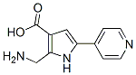 1H-Pyrrole-3-carboxylic  acid,  2-(aminomethyl)-5-(4-pyridinyl)- Structure