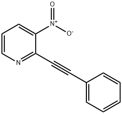 3-Nitro-2-(phenylethynyl)pyridine 구조식 이미지