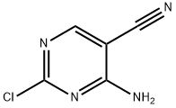 4-AMINO-2-CHLOROPYRIMIDINE-5-CARBONITRILE Structure