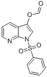 1H-Pyrrolo[2,3-b]pyridin-3-ol, 1-(phenylsulfonyl)-, 3-formate 구조식 이미지