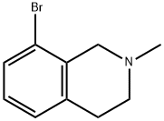 8-브로모-2-메틸-1,2,3,4-테트라하이드로이소퀴놀린 구조식 이미지