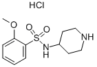2-Methoxy-N-piperidin-4-yl-benzenesulfonamide hydrochloride Structure