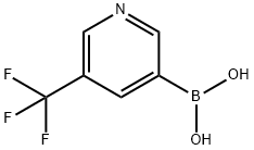 (5-трифторметилпиридин-3-ил)борная кислота структурированное изображение