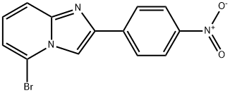 5-Bromo-2-(4-nitro-phenyl)-imidazo[1,2-a]pyridine Structure
