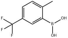 2-Methyl-5-trifluoromethyl-phenylboronic acid Structure