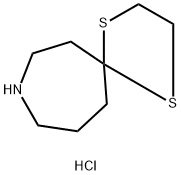 1,4-Dithia-8-aza-spiro[4.6]undecane, hydrochloride, 90%
 Structure